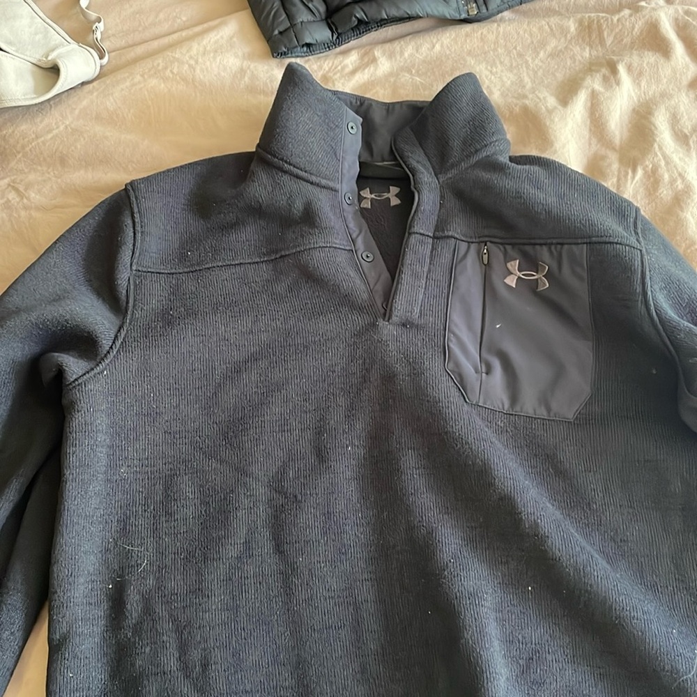 Under armor button quarter fleece jacket